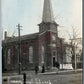 JAMESTOWN NY EVANGELICAL CHURCH 1907 ANTIQUE REAL PHOTO POSTCARD RPPC