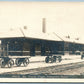 CONCORDIA KS RAILROAD STATION RAILWAY DEPOT ANTIQUE REAL PHOTO POSTCARD RPPC