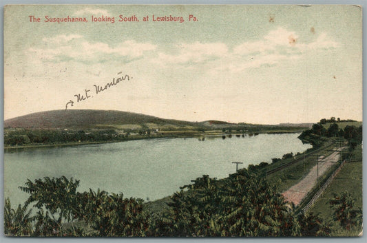 LEWISBURG PA SUSQUEHANNA ANTIQUE POSTCARD