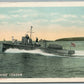 MILITARY SHIP SUBMARINE CHASER ANTIQUE POSTCARD