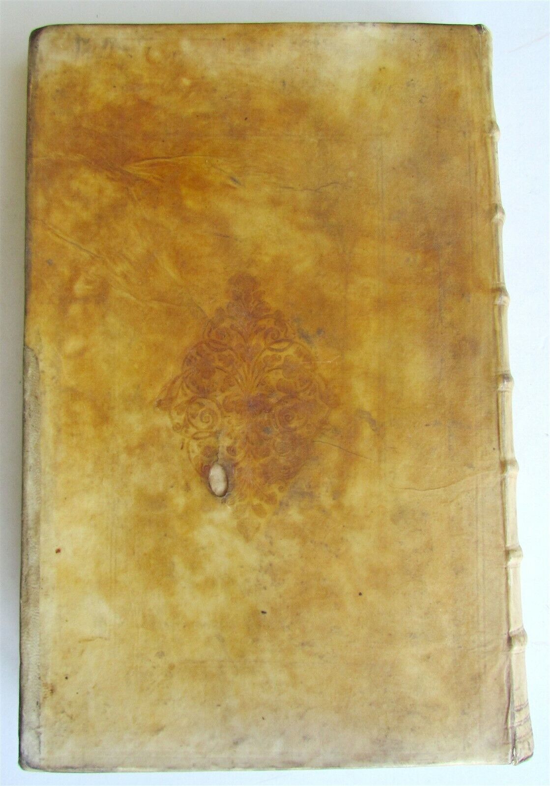 1724 VETERUM SCRIPTORUM ET MONUMENTORUM VELLUM BINDING FOLIO antique V.III