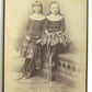 ATHLETIC GIRLS w/ HULA HOOP & JUMP ROPE ANTIQUE CABINET PHOTO