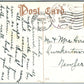 NEWARK NJ CITY HALL MARBLE COLUMNS & STAIRWAY 1908 ANTIQUE POSTCARD