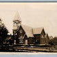 WESTFIELD PA ME CHURCH ANTIQUE REAL PHOTO POSTCARD RPPC