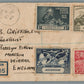 ASCENSION ISLAND GEORGETOWN to ENGLAND ANTIQUE COVER w/ STAMPS