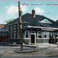 JOHNSTOWN NY ELECTRIC STATION ANTIQUE POSTCARD