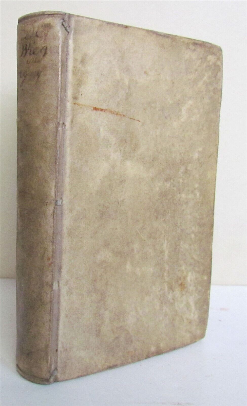 1718 The Cradle and the Grave by Francisco de Quevedo ANTIQUE VELLUM BOUND