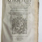 1599 HORACE WORKS in SPANISH antique POETRY VELLUM Q. HORATII FLACCI V.de Biedma