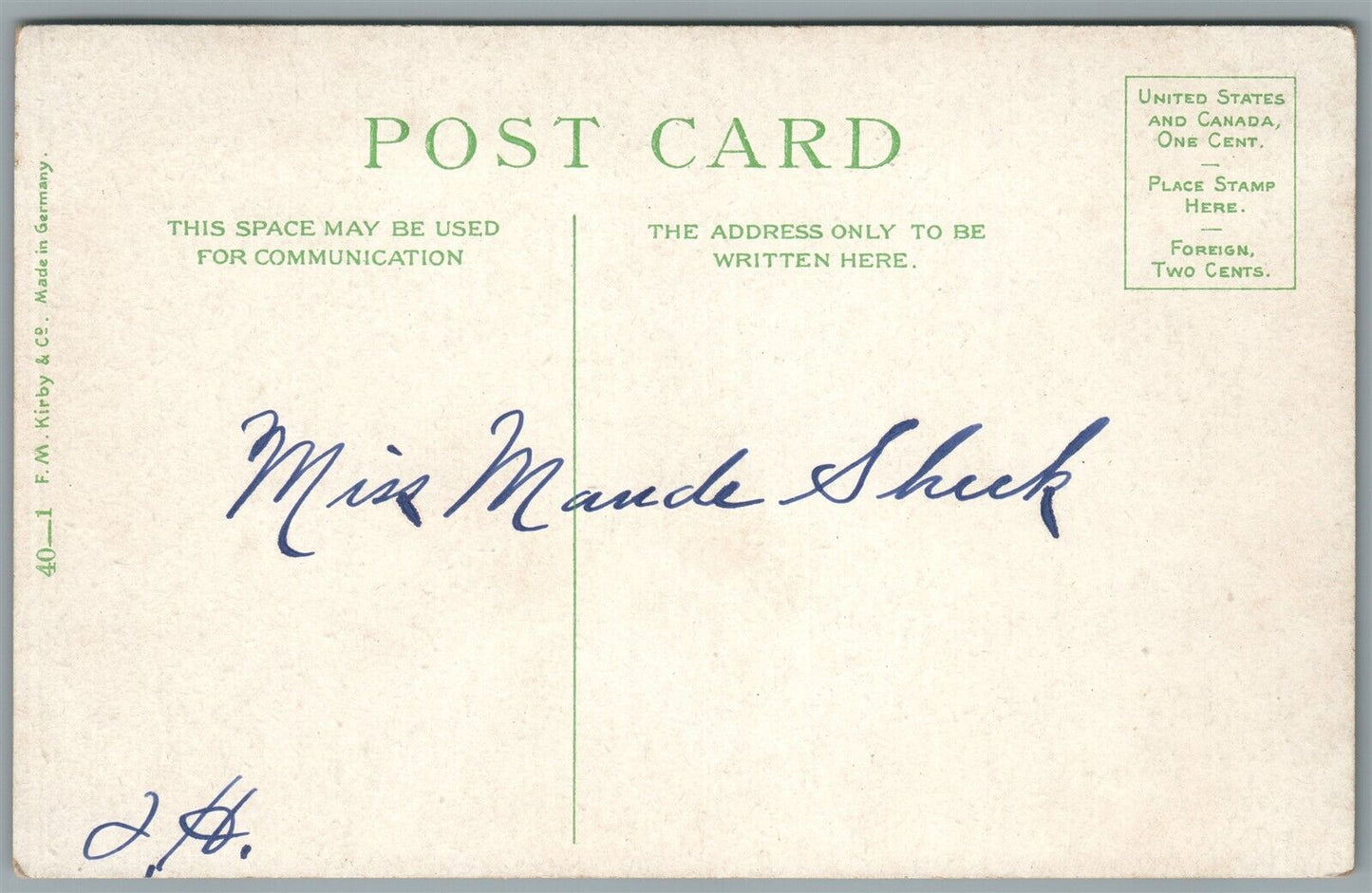 GENEVA NY SOUTH MAIN STREET ANTIQUE POSTCARD