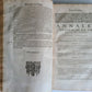 1640 HISTORY of PARIS antique FOLIO Les annales generales de la ville de Paris