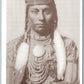 AMERICAN INDIAN BIG MEDICINE MAN UNDIVIDED ANTIQUE POSTCARD