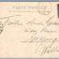 ITALY DIEPPE CASINO ANTIQUE POSTCARD w/ STAMP