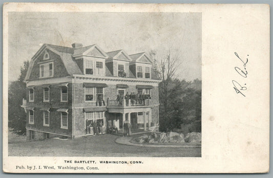 WASHINGTON CT THE BARLETT ANTIQUE POSTCARD