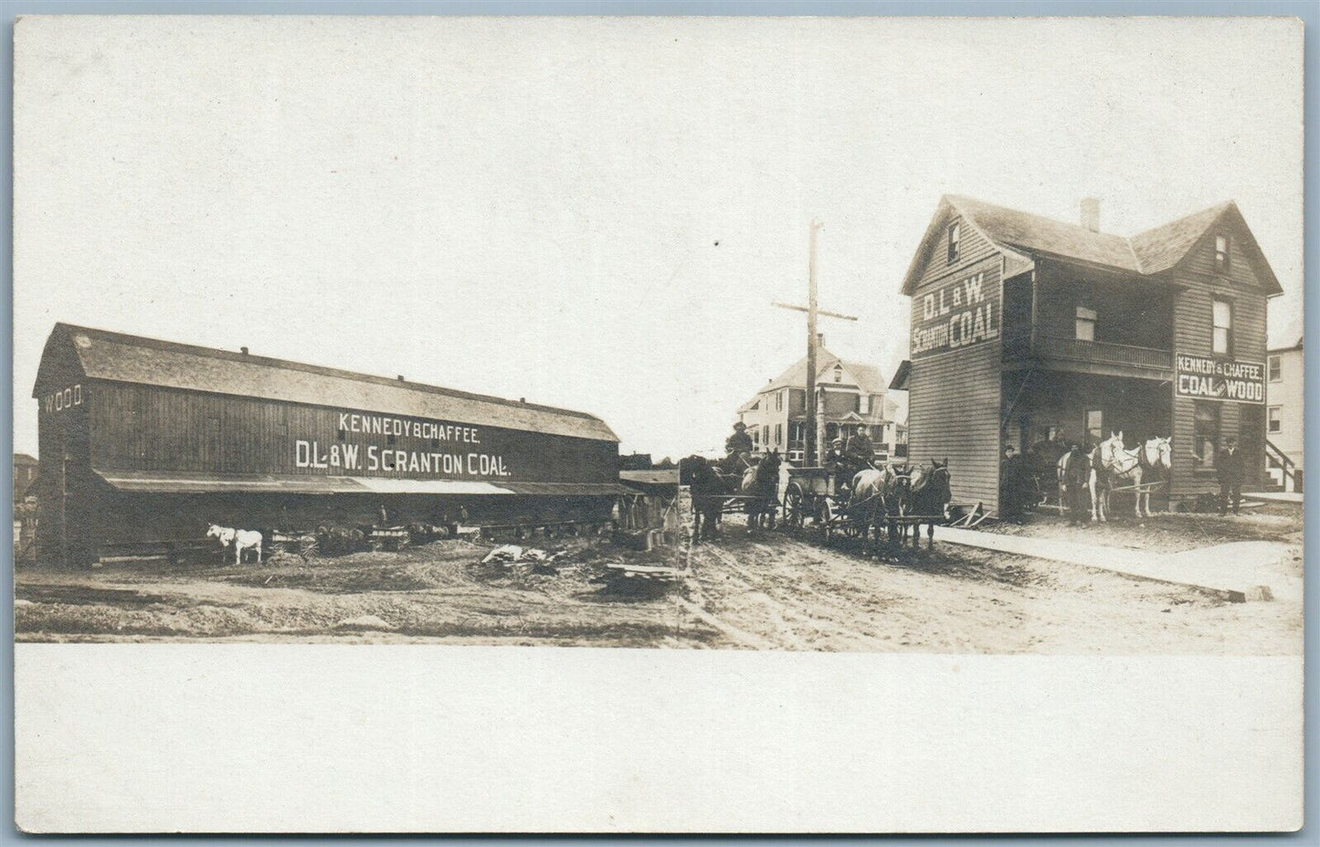 SCRANTON PA COAL PHOTOMONTAGE ANTIQUE REAL PHOTO POSTCARD RPPC collage montage