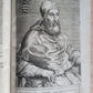 1568 ILLUSTRATED w/28 POPE PORTRAITS XXVII PONTIFICUM ELOGIA ET IMAGINES antique