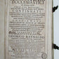 1693 BLIND-STAMPED PIGSKIN OVER WOODEN BOARDS FOLIO ANNALES ECCLESIASTICI