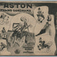 BICYCLE CIRCUS BROS. ASTON CYCLING COMEDIANS ANTIQUE POSTCARD