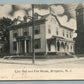 BRIDGETON NJ CITY HALL & FIRE HOUSE ANTIQUE POSTCARD