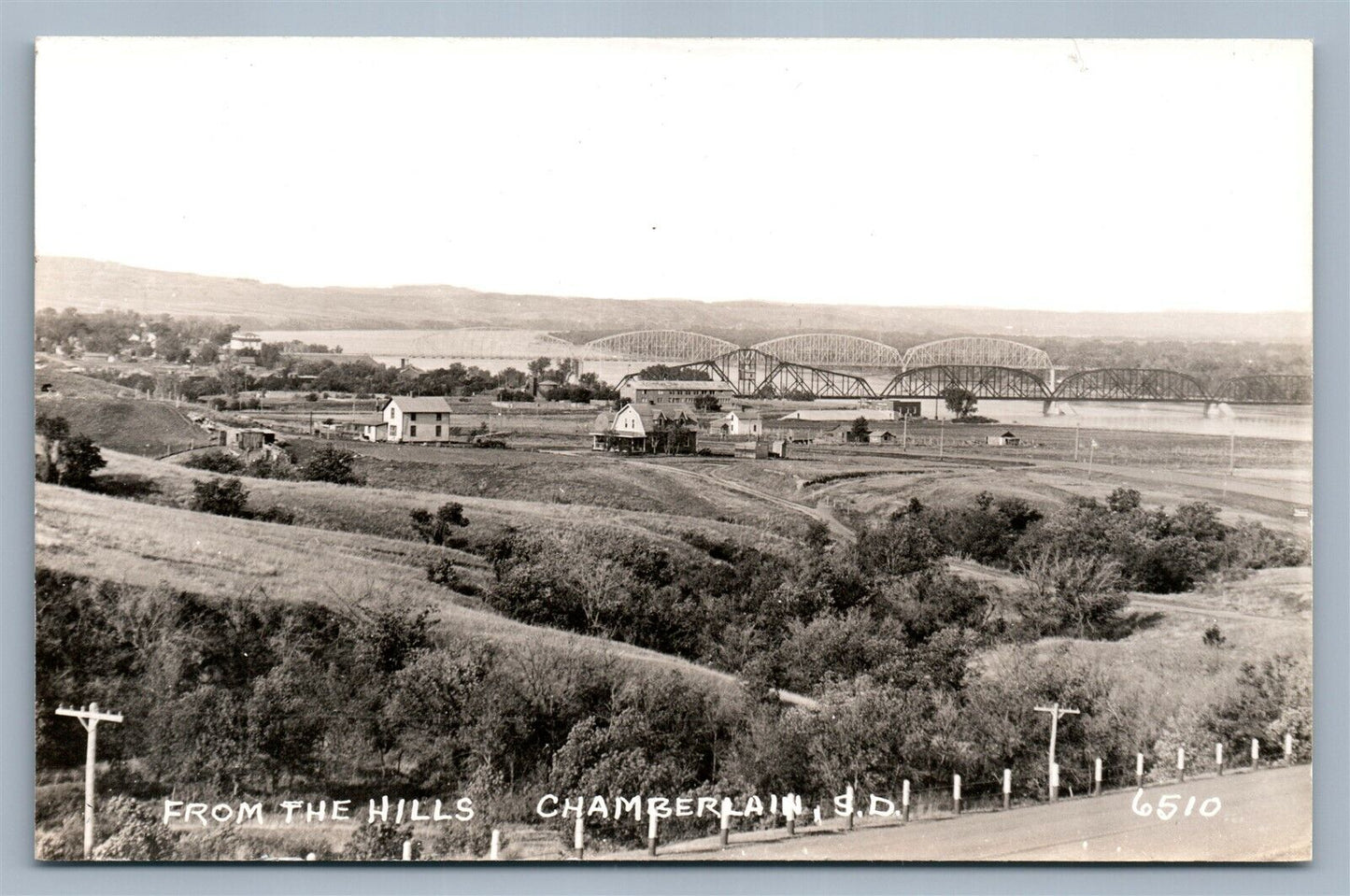 CHAMBERLAIN SD VINTAGE REAL PHOTO POSTCARD RPPC