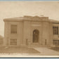 HAMPTON IA PUBLIC LIBRARY ANTIQUE REAL PHOTO POSTCARD RPPC