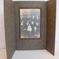 FAMILY at CHRISTMAS TREE ANTIQUE PHOTO