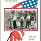 EXAGGERATED FISHING 1917 ANTIQUE POSTCARD US FLAG