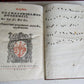 1621 PSALTERIUM ROMANUM antique MISSAL ANTIPHONAL FOLIO 11x6" w/ musical notes