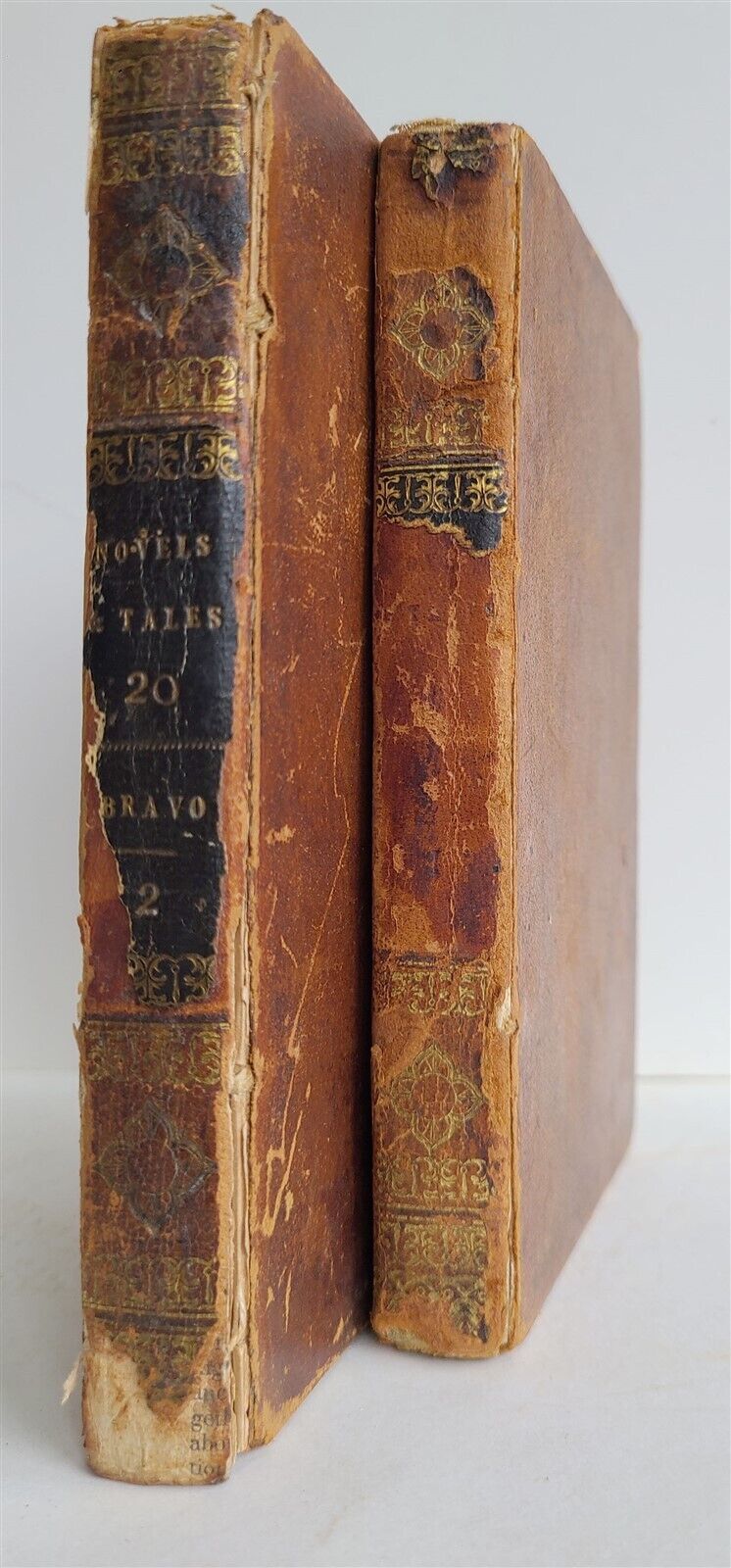 1831-1832 FENIMORE COOPER THE BRAVO 2 VOLUMES antique 1st EDITION