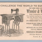 TRENTON NJ ANTIQUE VICTORIAN TRADE CARD WHEELER & WILSON CO ADVERTISING