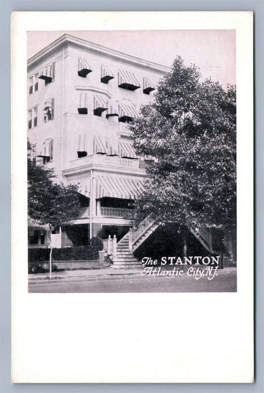 ATLANTIC CITY NJ THE STANTON ANTIQUE POSTCARD