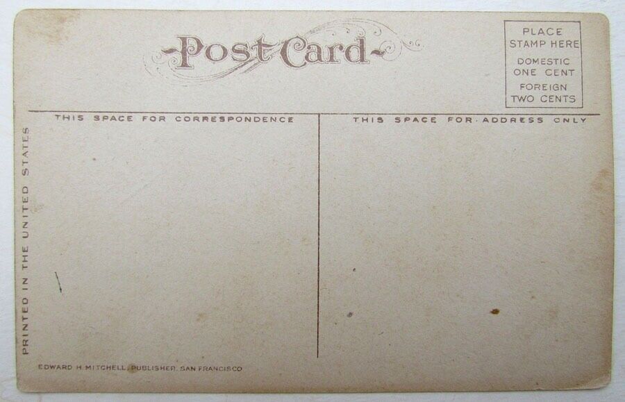 ANTIQUE POSTCARD TRAIN EMERGING SHOWSHEDS OGDEN UTAH S.P.R.R. railroad railway