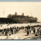 ASBURY PARK NJ S.S. MORRO CASTLE ANTIQUE REAL PHOTO POSTCARD RPPC