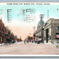 TORONTO CANADA COLLEGE STREET FROM SPADINA AVENUE ANTIQUE POSTCARD