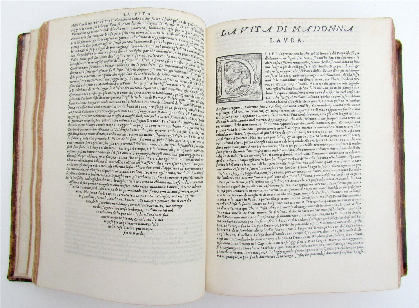 1553 I TRIONFI DEL PETRARCA ILLUSTRATED antique Francesco Petrarch