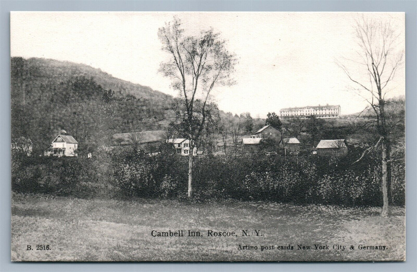 ROSCOE NY CAMBELL INN ANTIQUE POSTCARD