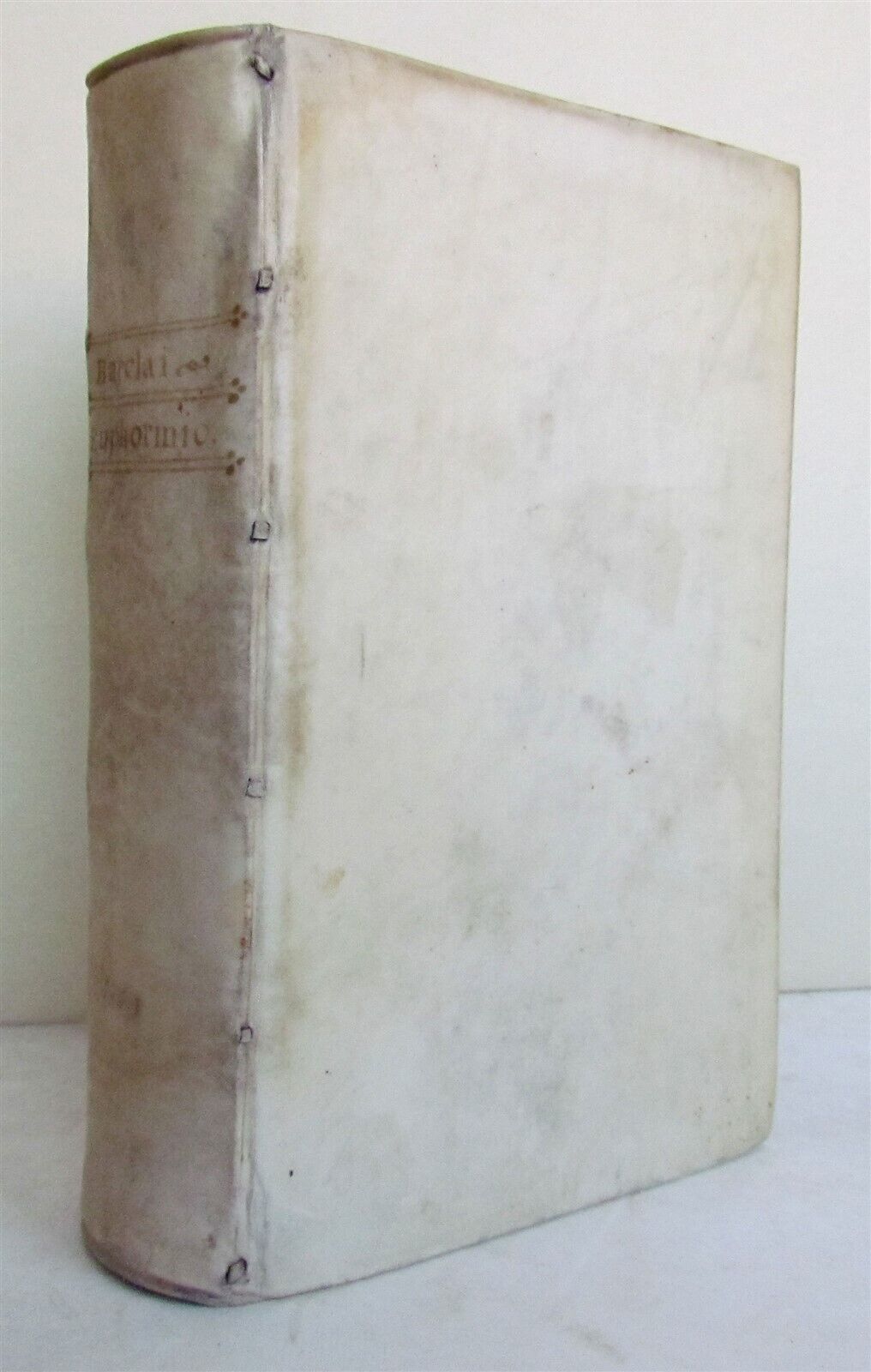 1674 John Barclay SATYRICON antique VELLUM BOUND