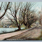 LAKEWOOD NJ LAKE & MADISON AVENUE ANTIQUE POSTCARD