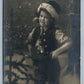 BOY w/ CHRISTMAS TREE & AXE & SMOKING PIPE ANTIQUE REAL PHOTO POSTCARD RPPC