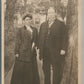 PRESIDENT & MRS. TAFT ANTIQUE REAL PHOTO POSTCARD RPPC