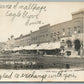 EAGLEGROVE IA BROADWAY ANTIQUE REAL PHOTO POSTCARD RPPC