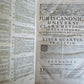 1734 ANTIQUE ANACLETO REIFFENSTUEL VELLUM BOUND FOLIO 9.5 x 13.5" 18th CENTURY