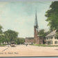 NATICK MA EAST CENTRAL ST. ANTIQUE POSTCARD