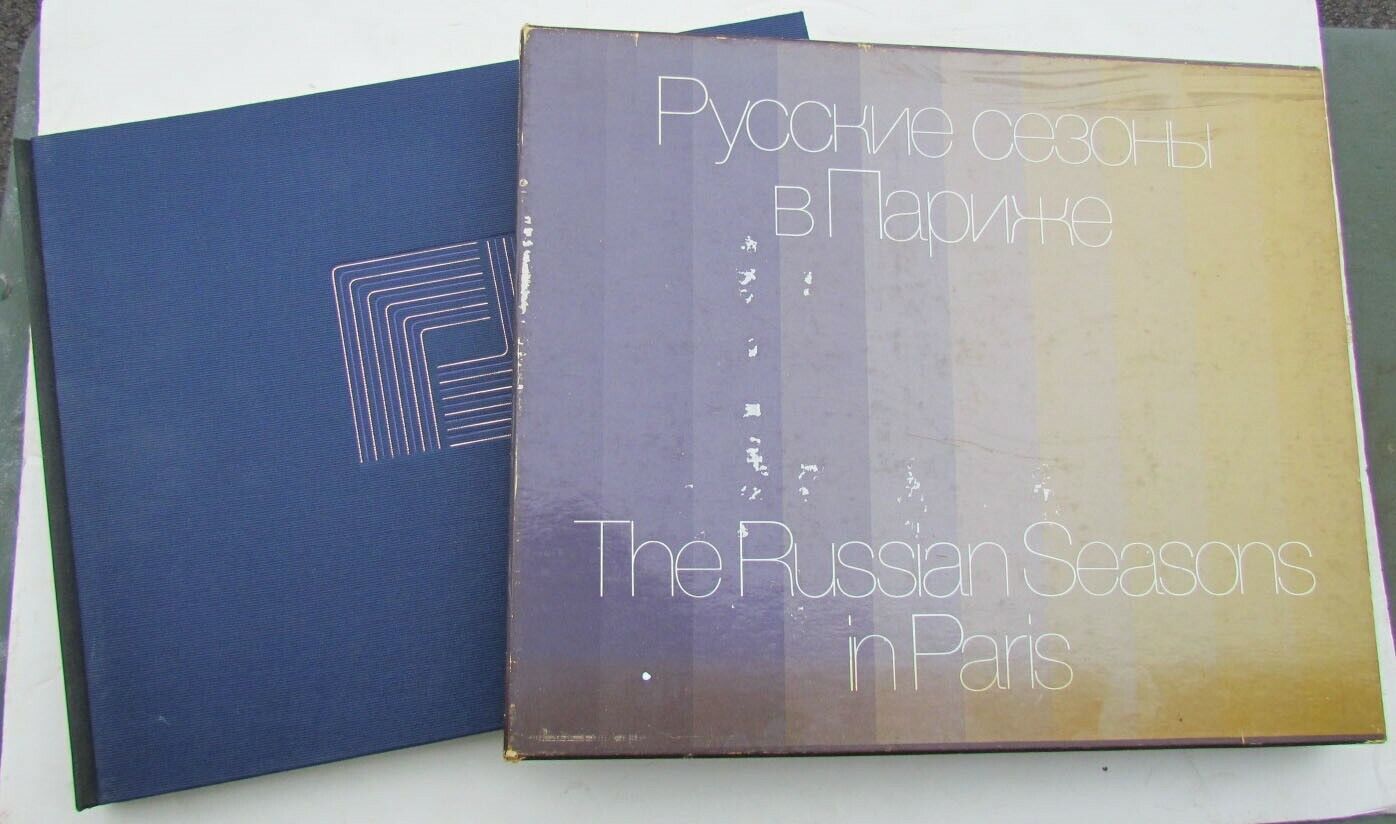 RUSSIAN SEASONS IN PARIS 1908-1929 SKETCHES OF SCENERY & COSTUMES ART ALBUM