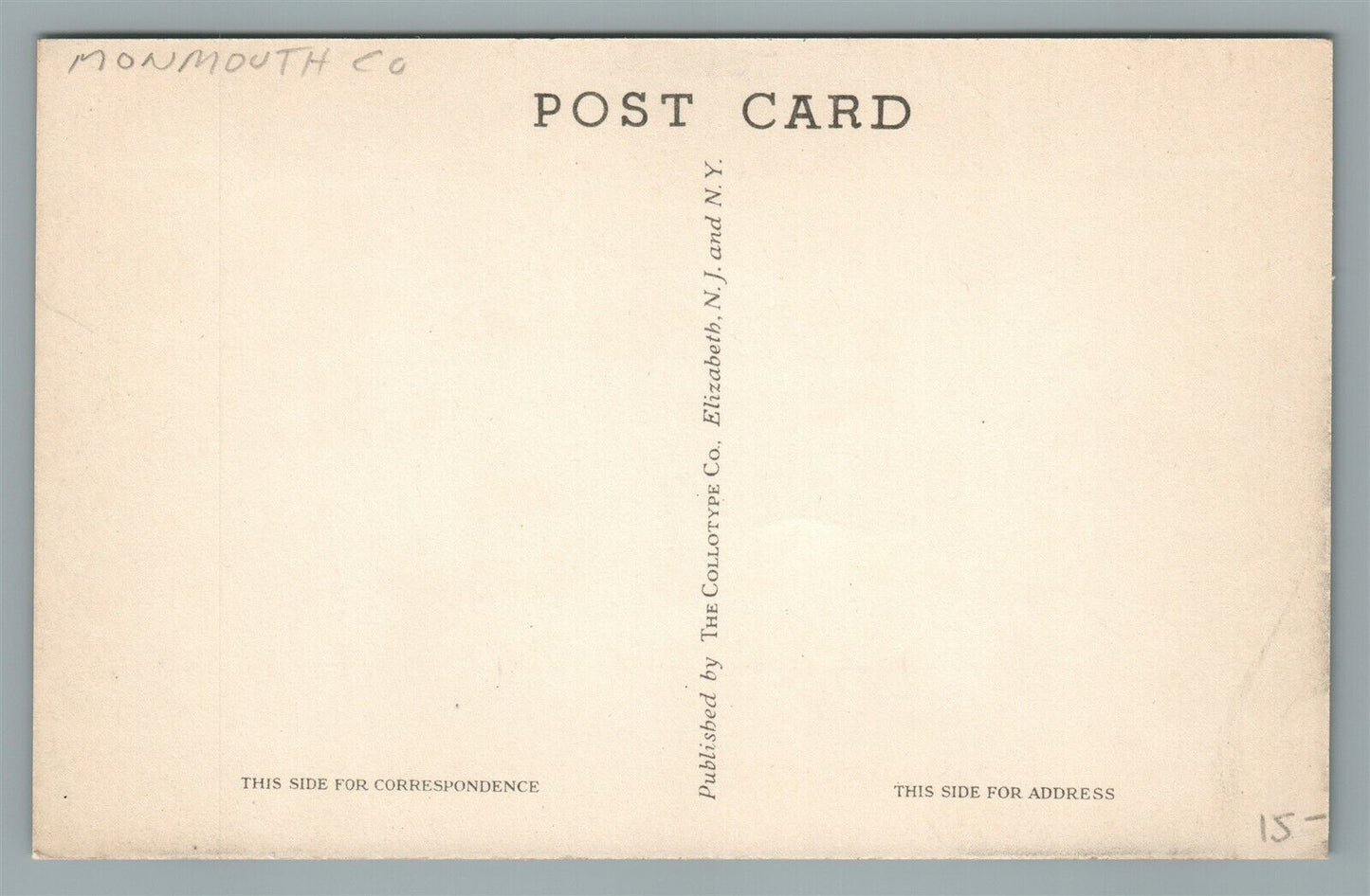 LEONARD NJ COMMUNITY FIRE CO. VINTAGE POSTCARD