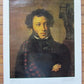 1975 RUSSIAN POET PUSHKIN POSTER vintage soviet