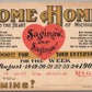 SAGINAW MI RAILROAD EXCURSIONS ADVERTISING ANTIQUE POSTCARD