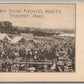 CRESCENT PARK RI HAND ENGINE FIREMEN'S MUSTER ANTIQUE POSTCARD