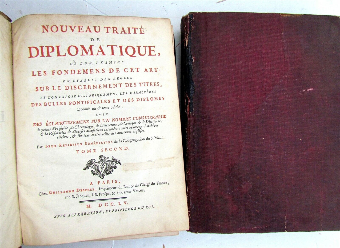 1750 6 volumes FRENCH DIPLOMATIC TREATISE antique ILLUSTRATED RARE