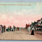 WINTHROP BEACH MA BOULEVARD ANTIQUE POSTCARD