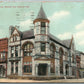 CLEARFIELD PA S.W. CORNER MARKET & SECOND STREET 1909 ANTIQUE POSTCARD